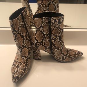 Snake Skin Boots